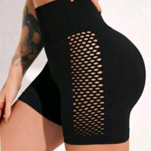 Short de Sport/ Fitness - Couleurs Bleue, jaune, noire, rouge, rose, verte - Pour Femme-Ref : 7745