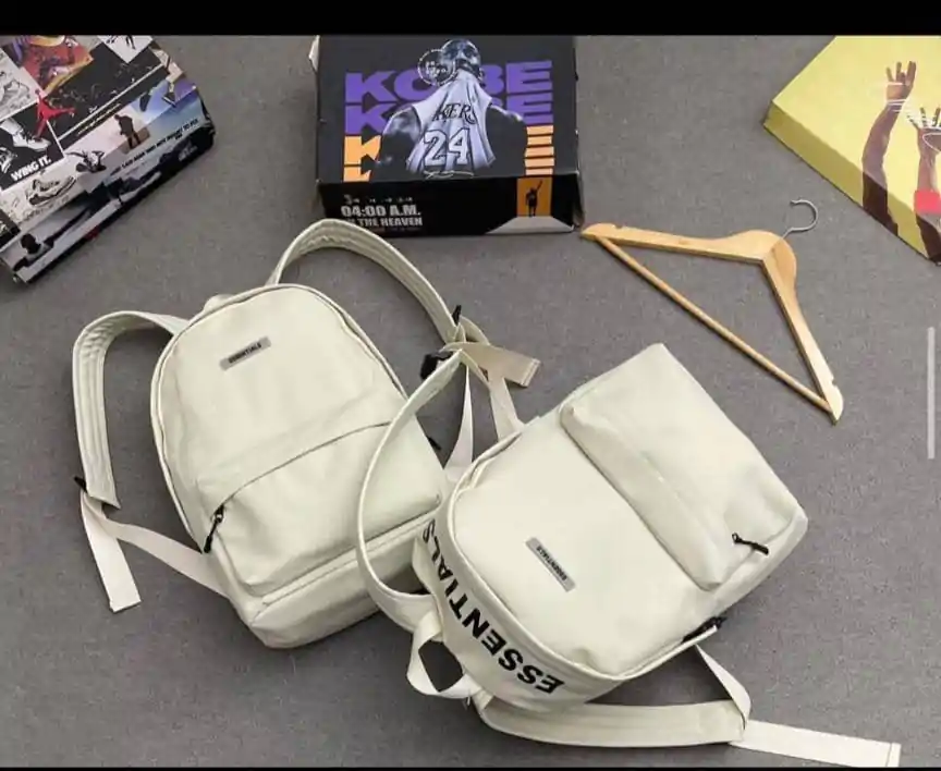 Sac d'élève - Couleurs Disponibles : Blanche, Noire  - Pour Femme, Homme-Ref : 18622