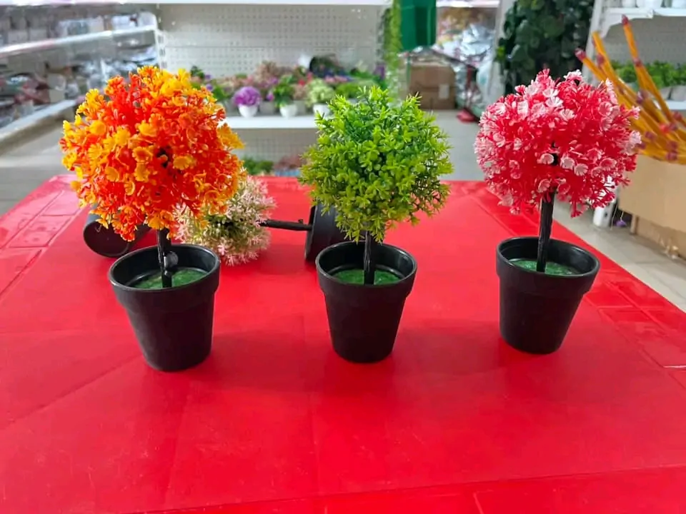 Bouquet de fleurs 🌸 - Couleurs Disponibles : Rouge, Bleue, Jaune, Orange, Verte-Ref : 20910 – Image 3