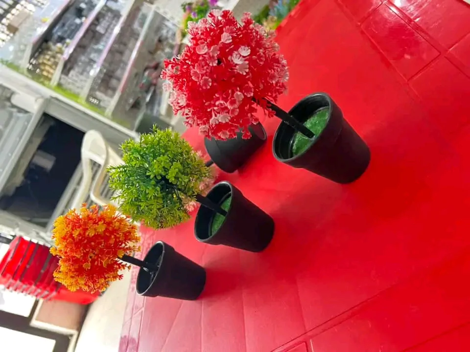 Bouquet de fleurs 🌸 - Couleurs Disponibles : Rouge, Bleue, Jaune, Orange, Verte-Ref : 20910 – Image 2