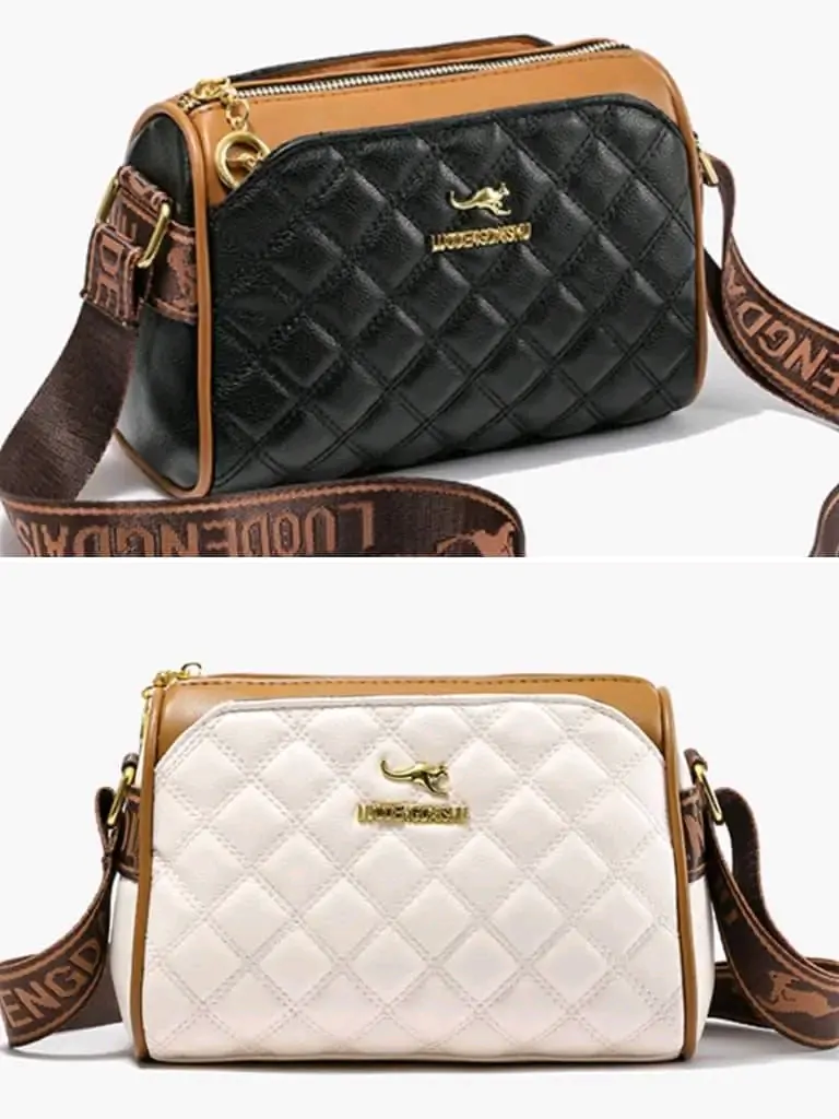Sac de sortie bien large - Couleurs Disponibles : Blanche, Noire  - Pour Femme-Ref : 20941